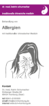 Flyer Allergien und TCM
